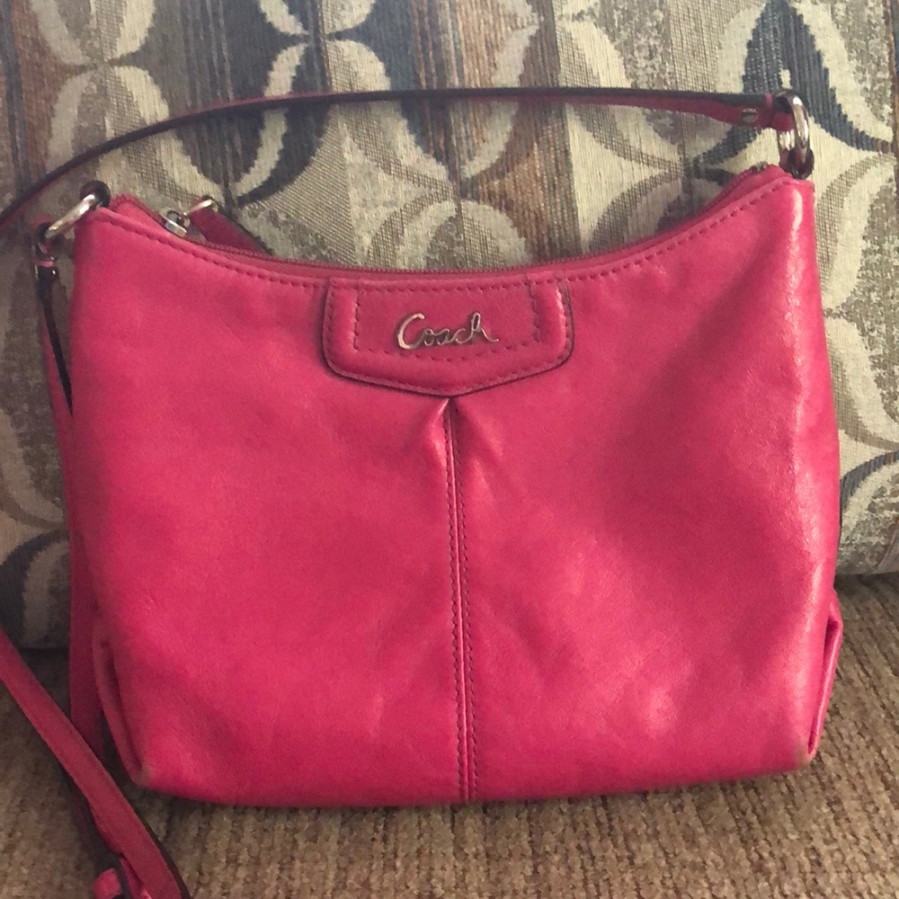 Coach - Bright Pink Crossbody Bag